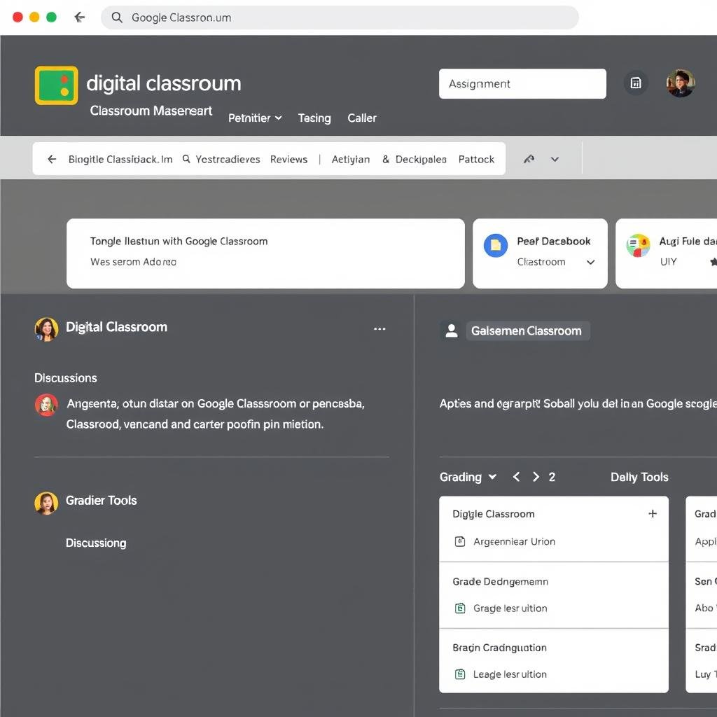 Google Classroom dengan fitur manajemen kelas digital Google Classroom dengan fitur manajemen kelas digital